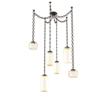 Hammerton SNB0091-06-FB-A-CH2-L1 - Vessel Multi Light Pendant Flat Bronze