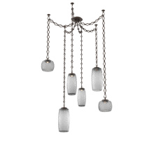 Hammerton SNB0091-06-FB-S-CH1-L1 - Vessel Multi Light Pendant Flat Bronze