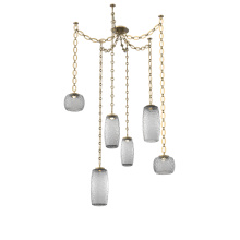 Hammerton SNB0091-06-GB-S-CH2-L3 - Vessel Multi Light Pendant Gilded Brass