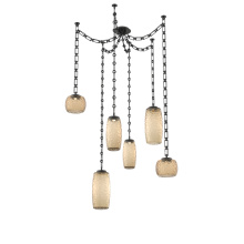 Hammerton SNB0091-06-MB-B-CH3-L3 - Vessel Multi Light Pendant Matte Black