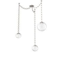 Hammerton SNB0092-03-BS-C-CH2-L1 - Gaia Multi Light Pendant Beige Silver