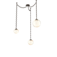 Hammerton SNB0092-03-FB-A-CH1-L1 - Gaia Multi Light Pendant Flat Bronze