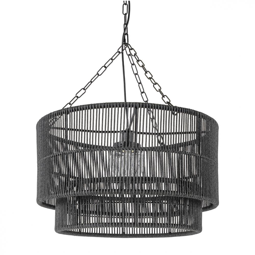 TANNER OUTDOOR PENDANT DRUM BLACK