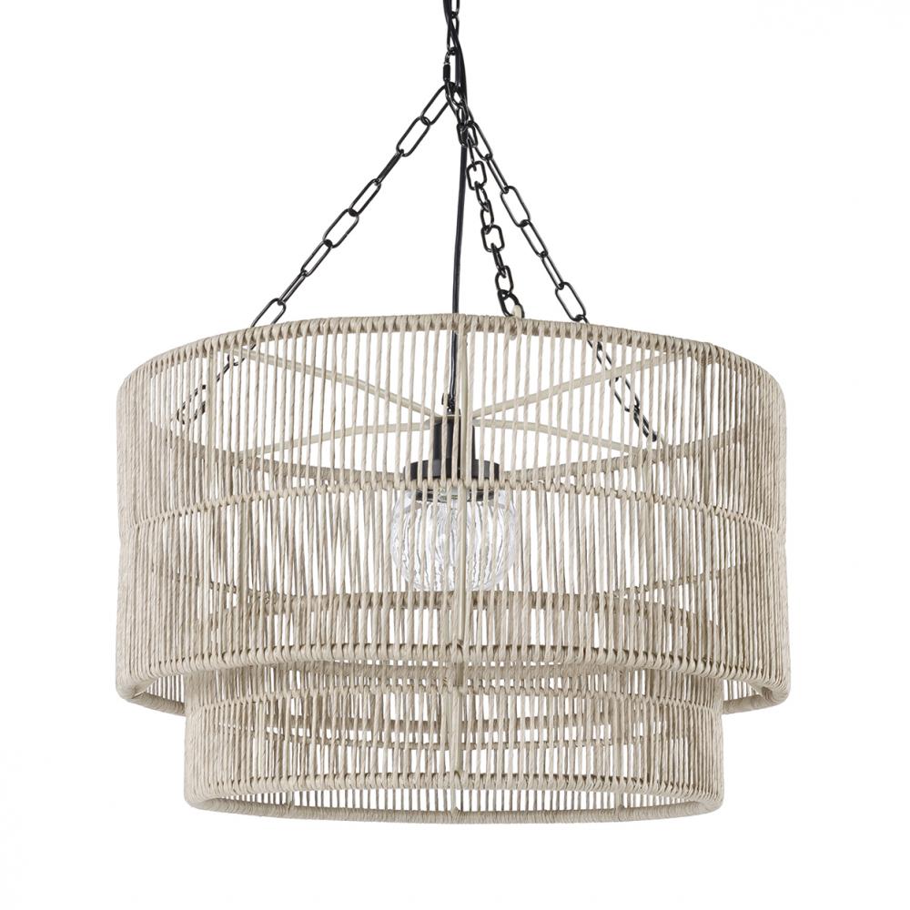 TANNER OUTDOOR PENDANT DRUM NATURAL