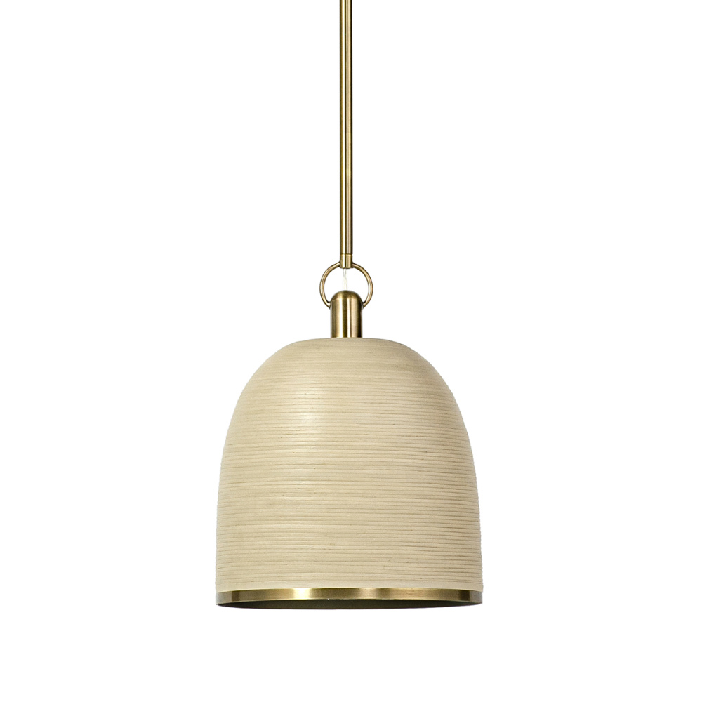 RIVOLI LEATHER PENDANT SAND