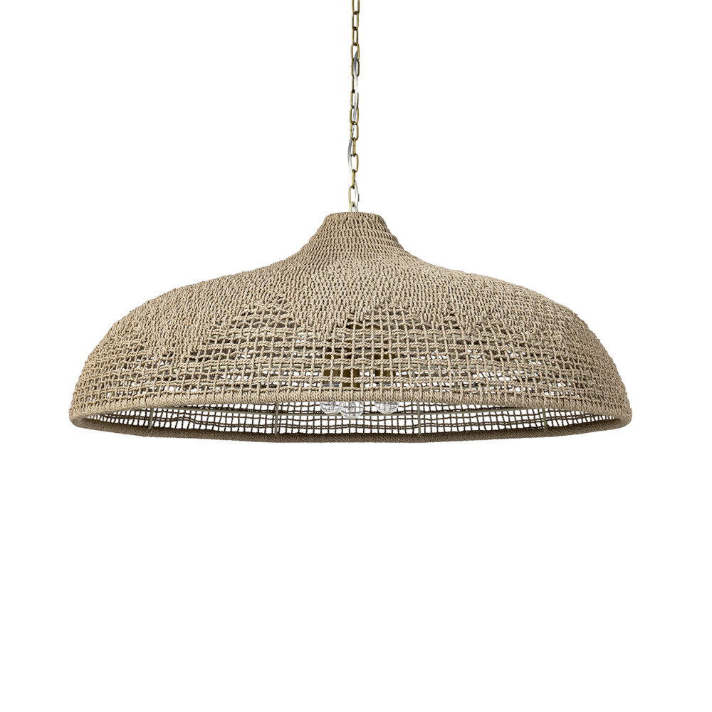 WESTERLY OUTDOOR CHANDELIER 42" NATURAL