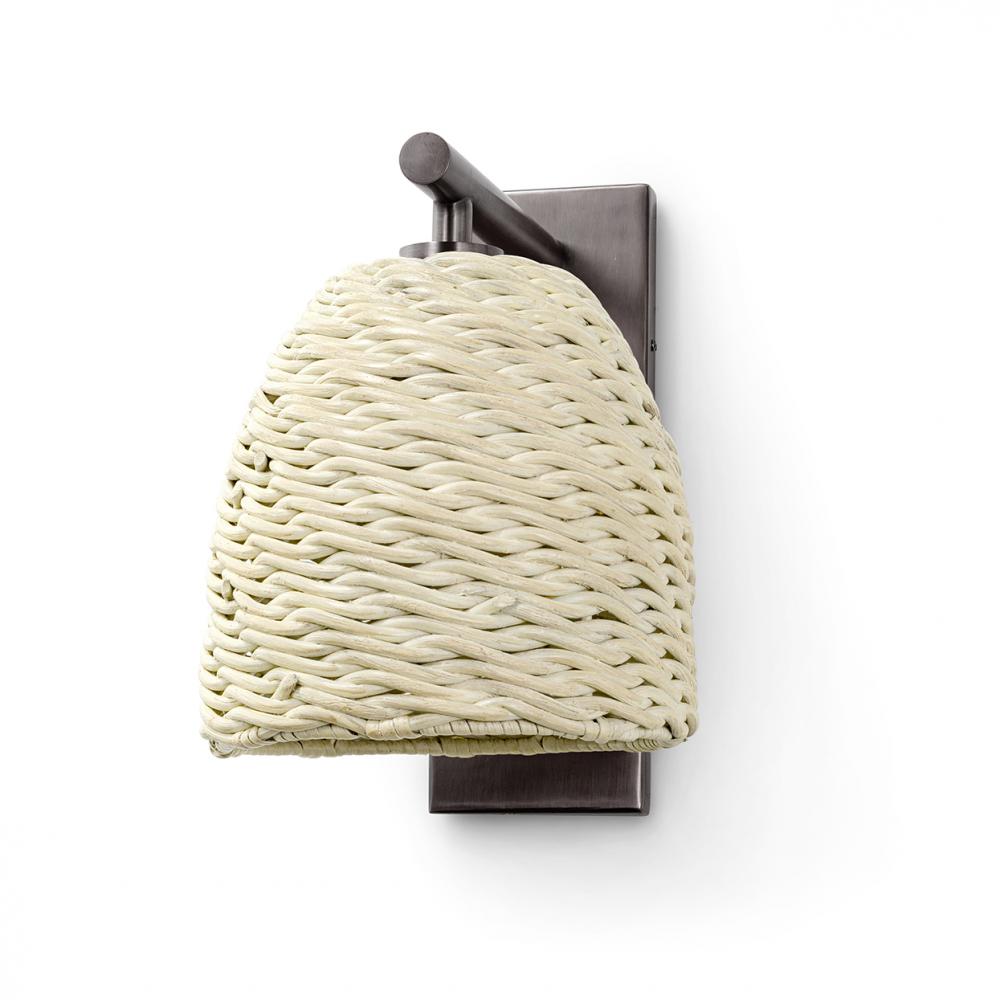 WISTERIA SCONCE WHITEWASH BRONZE