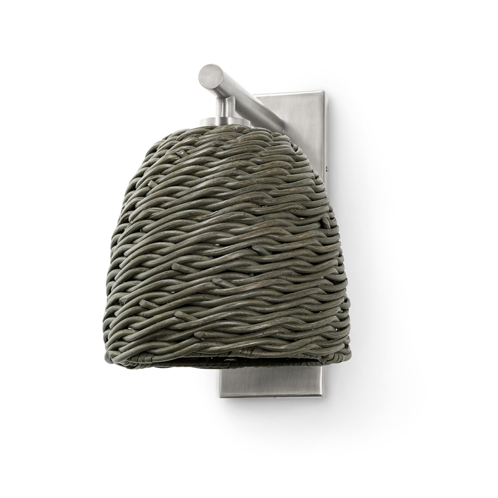 WISTERIA SCONCE GREY PEWTER
