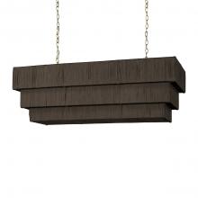 Palecek 2080-79 - EVERLY RECTANGULAR CHANDELIER ESPRESSO