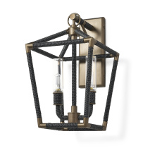 Palecek 2111-10 - HOLLISTER OUTDOOR SCONCE MEDIUM BLACK