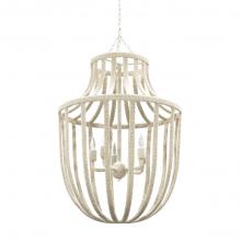 Palecek 2469-79 - PALOMA COCO CHANDELIER WHITE