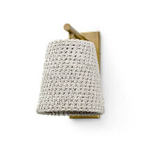 Palecek 2754-53 - GREEN OAKS SCONCE WHITESAND ANT BRASS