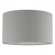 Eglo 202059A - Policara - Optional Shade for Santander, Nadina 1 or Policara Floor Lamp.Grey Exterior Silver I