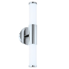 Eglo 95142A - 1x11W LED Vanity Wall Light With Chrome Finish & Opal Glass