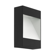 Eglo 98095A - Manfria - Outdoor Wall Light, Black & White Finish, Integrated LED