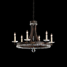 Schonbek 1870 ER1006N-06H - Early American 6 Lights 110V Chandelier in White with Clear Heritage Crystal