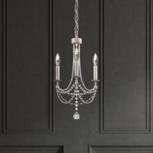 Schonbek 1870 RJ1003N-76H - Verdana 3 Light Chandelier In Heirloom Bronze With Clear Heritage Crystal