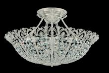 Schonbek 1870 9845-48R - Rivendell 17 Light 120V Semi-Flush Mount in Antique Silver with Clear Radiance Crystal