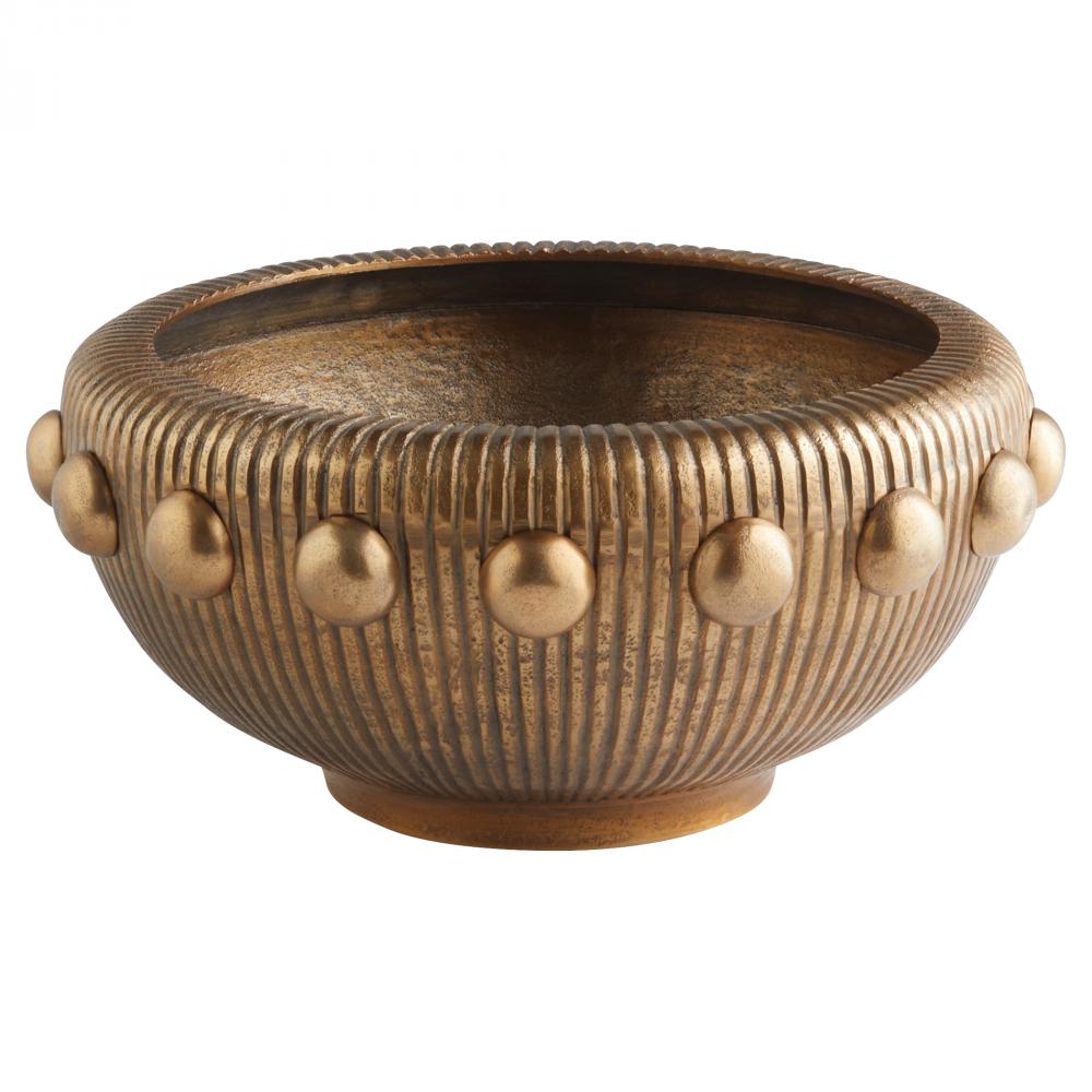 Batten Bowl | Antique Brass