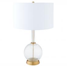 Cyan Designs 12229 - Bulles Table Lamp | Clear | Brass | White