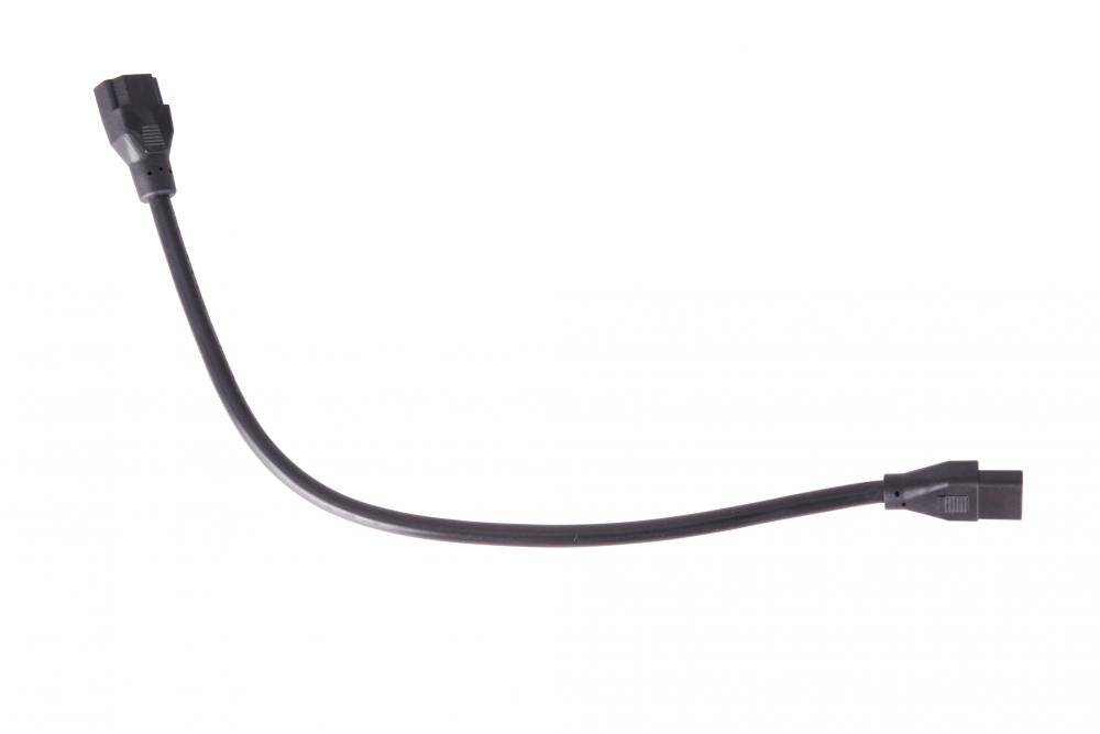 9" Under Cabinet Light Connector Cord in Black