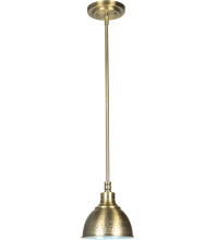 Craftmade 35991-LB - Timarron 1 Light Mini Pendant in Legacy Brass