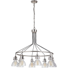 Craftmade 51228-PLN - State House 8 Light Chandelier in Polished Nickel