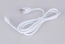 Craftmade CUC10-PG5-W - 5'  Under Cabinet Light Cord and Plug in White