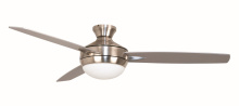Craftmade TG52BNK3-52BN - Targas 52" 3-Blade Ceiling Fan in Brushed Polished Nickel w/ Brushed Nickel Blades