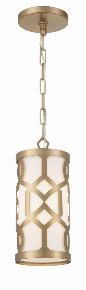 Libby Langdon Jennings 6.25'' Aged Brass Pendant