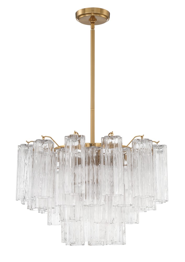 Addis 22'' Aged Brass Chandelier