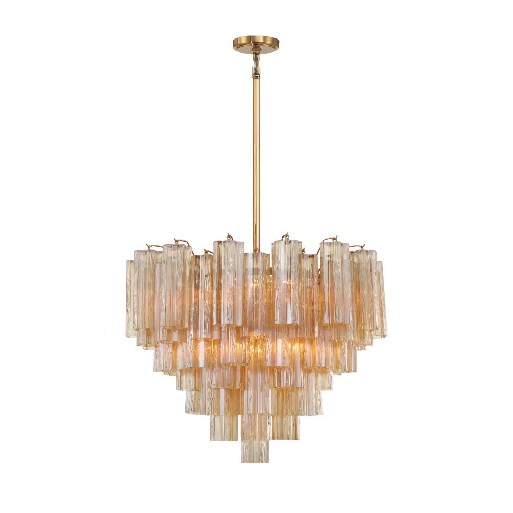 Addis 26.75'' Aged Brass Chandelier