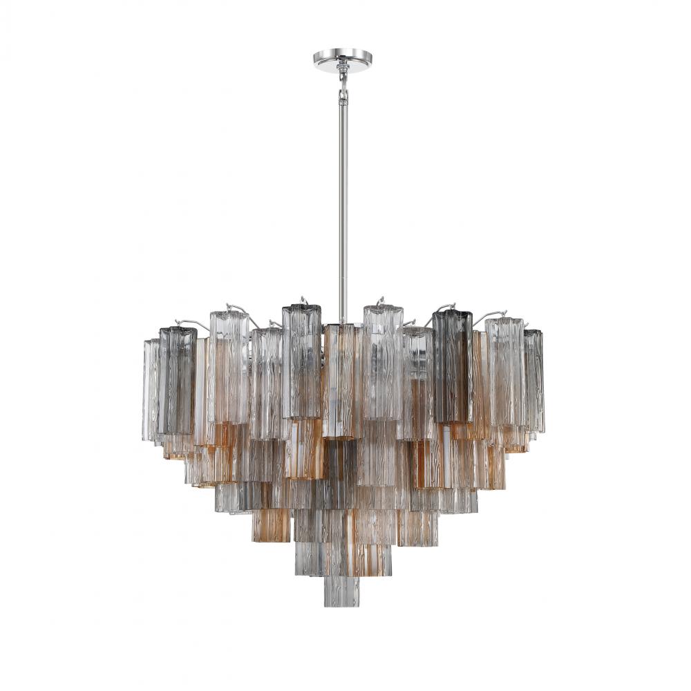 Addis 32'' Polished Chrome Chandelier