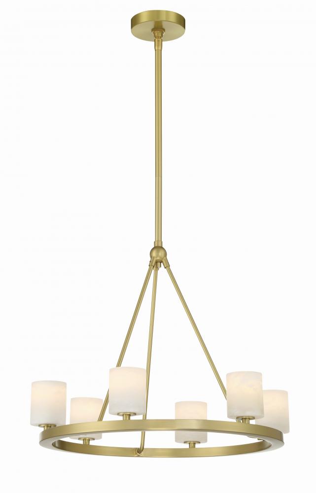 Aragon 22.75'' LED Soft Brass Chandelier