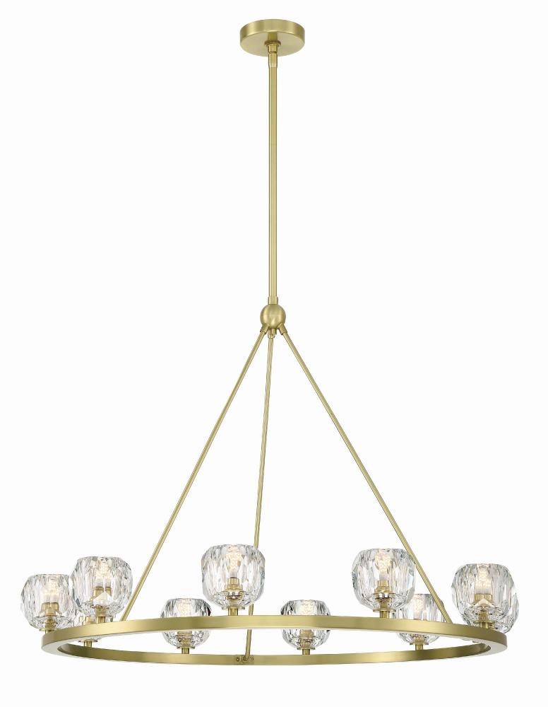 Aragon 36'' LED Soft Brass Chandelier