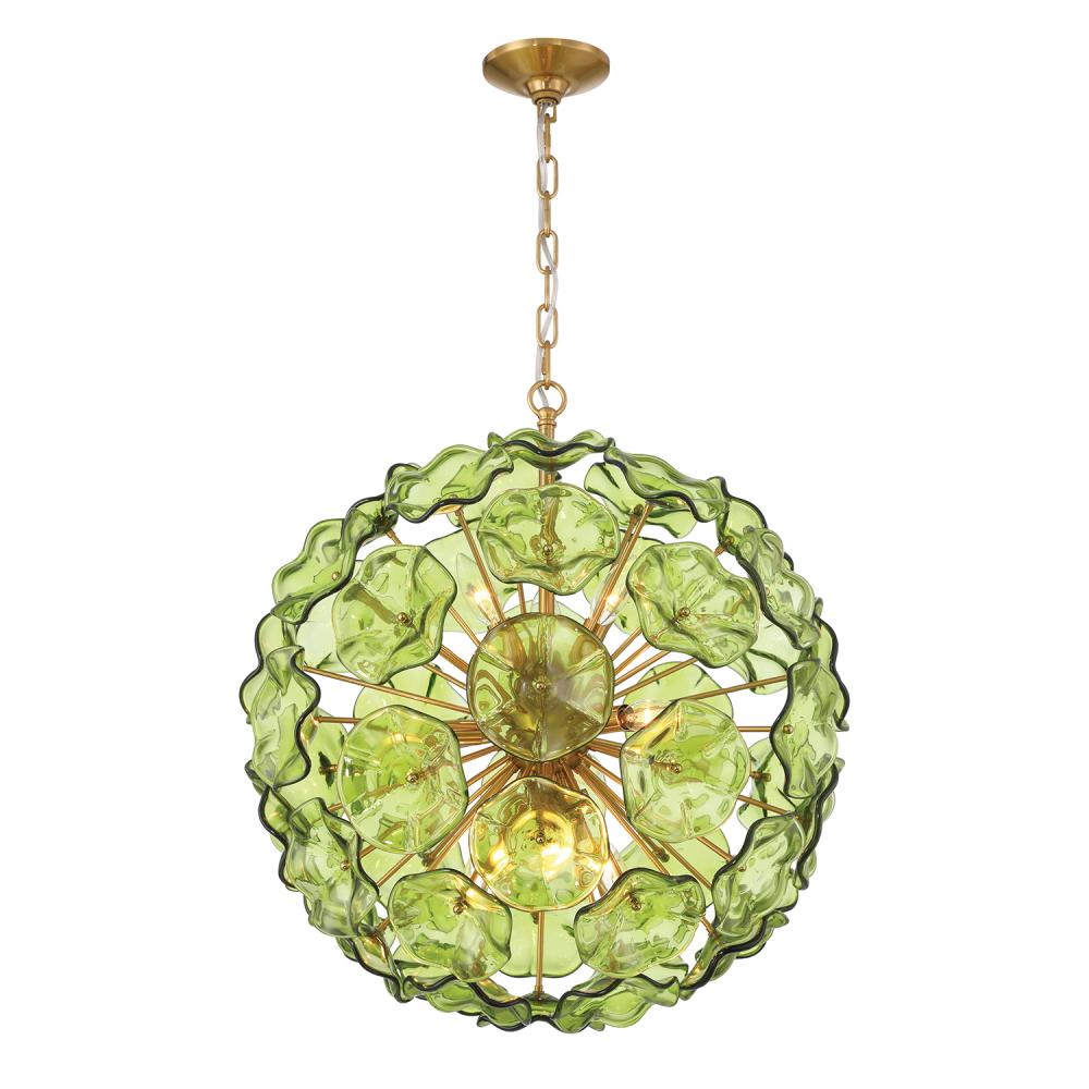 Esme 22.5'' Aged Brass Chandelier