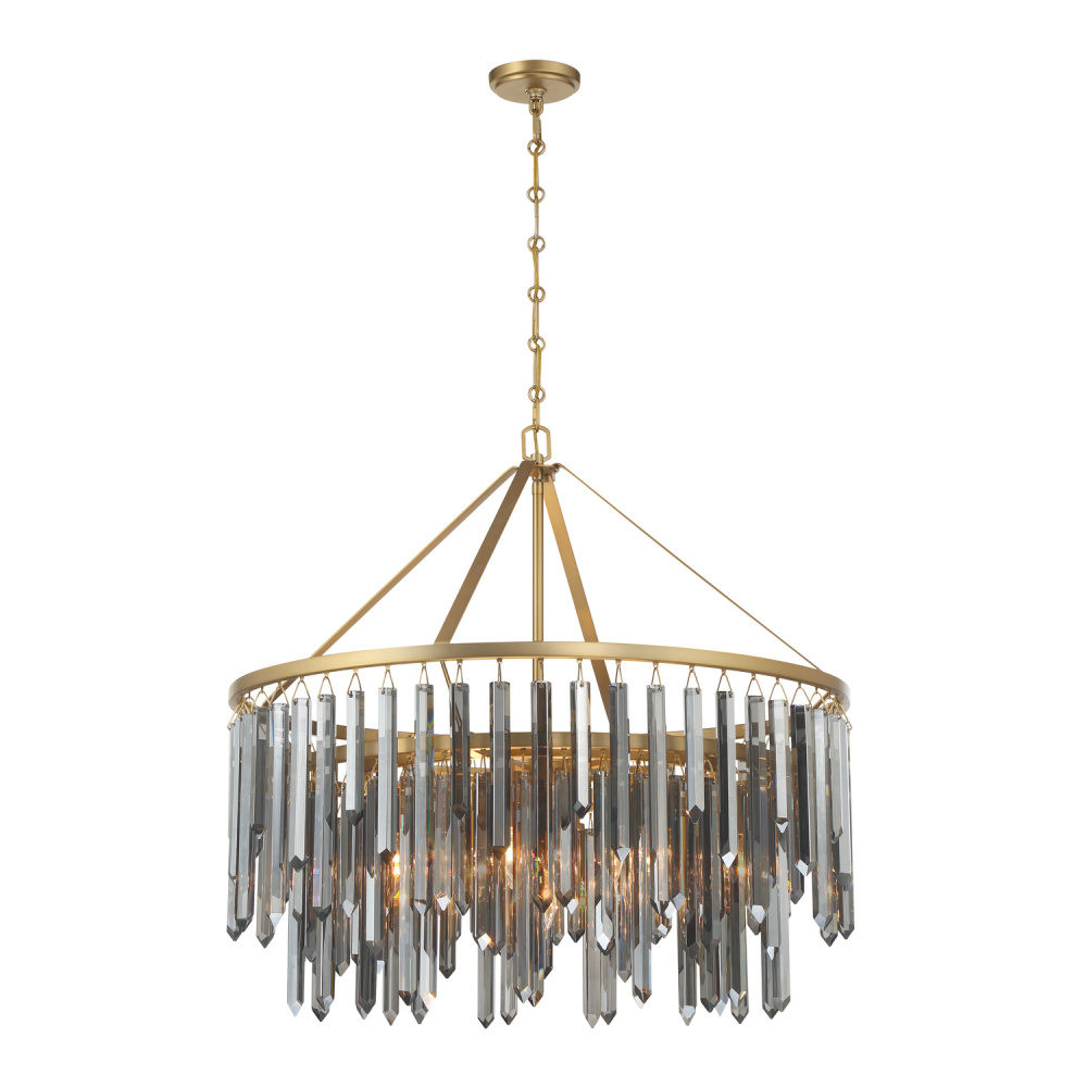 Gemma 32'' Modern Gold Chandelier