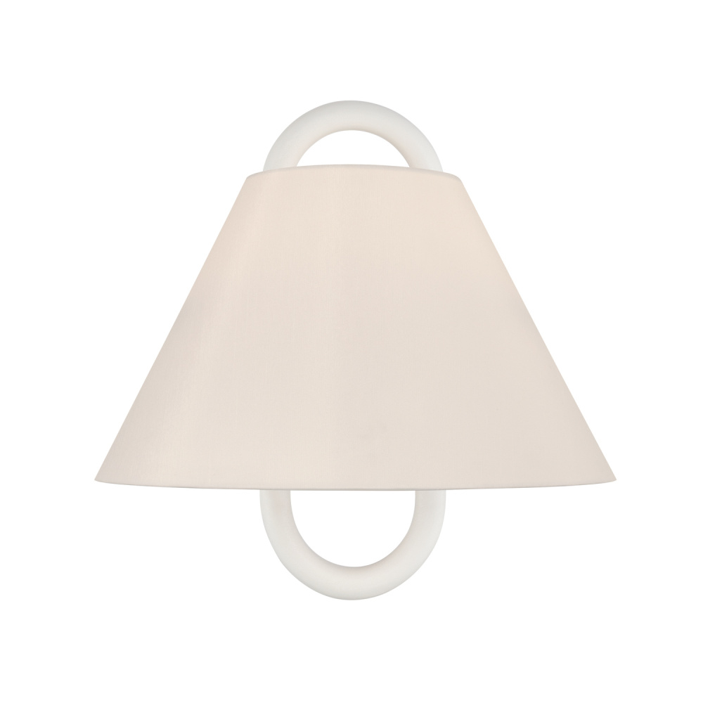 Jojo 11.75'' Vibrant Gold + Matte White Sconce