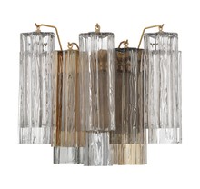 Crystorama ADD-302-AG-AU - Addis 2 Light Aged Brass Sconce