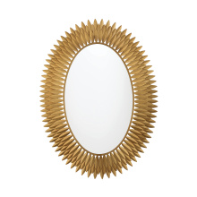 Crystorama BRH-M500-GA - Broche 31.25'' Integrated LED Antique Gold Mirror