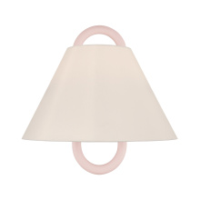 Crystorama JOJ-801-VG-BH - Jojo 11.75'' Vibrant Gold + Blush Sconce