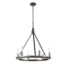 DVI DVP46326SN+GR-CCT - ALETHEIA Ø26" CHANDELIER