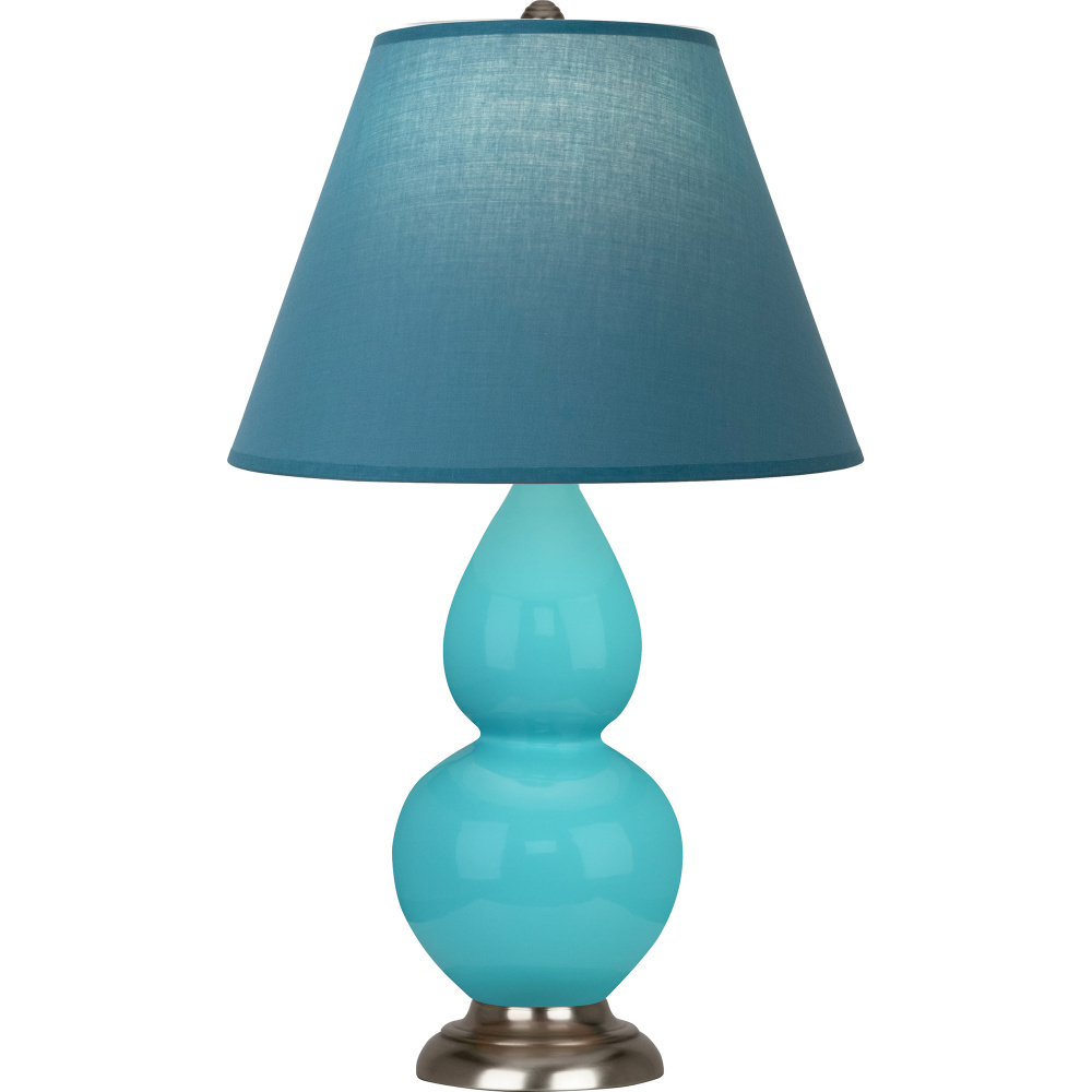 Egg Blue Small Double Gourd Accent Lamp