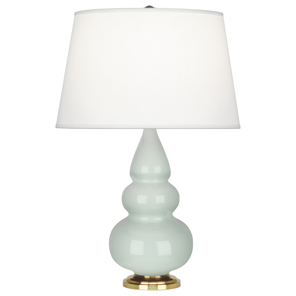 Celadon Small Triple Gourd Accent Lamp