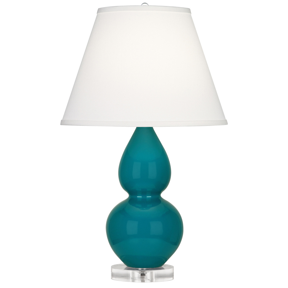 Peacock Small Double Gourd Accent Lamp