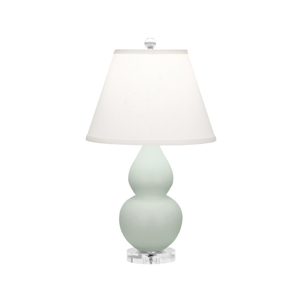 Matte Celadon Small Double Gourd Accent Lamp