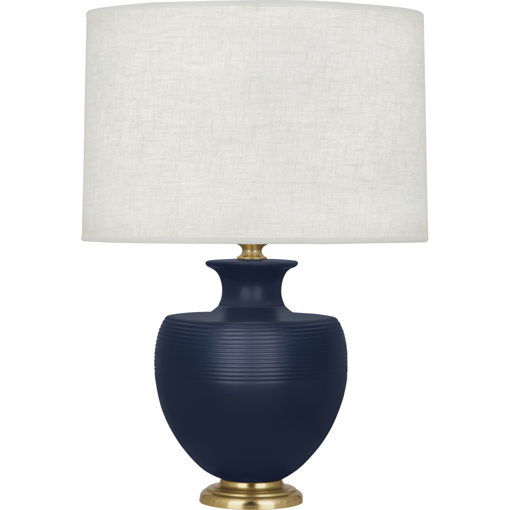 Matte Midnight Blue Michael Berman Atlas Table Lamp