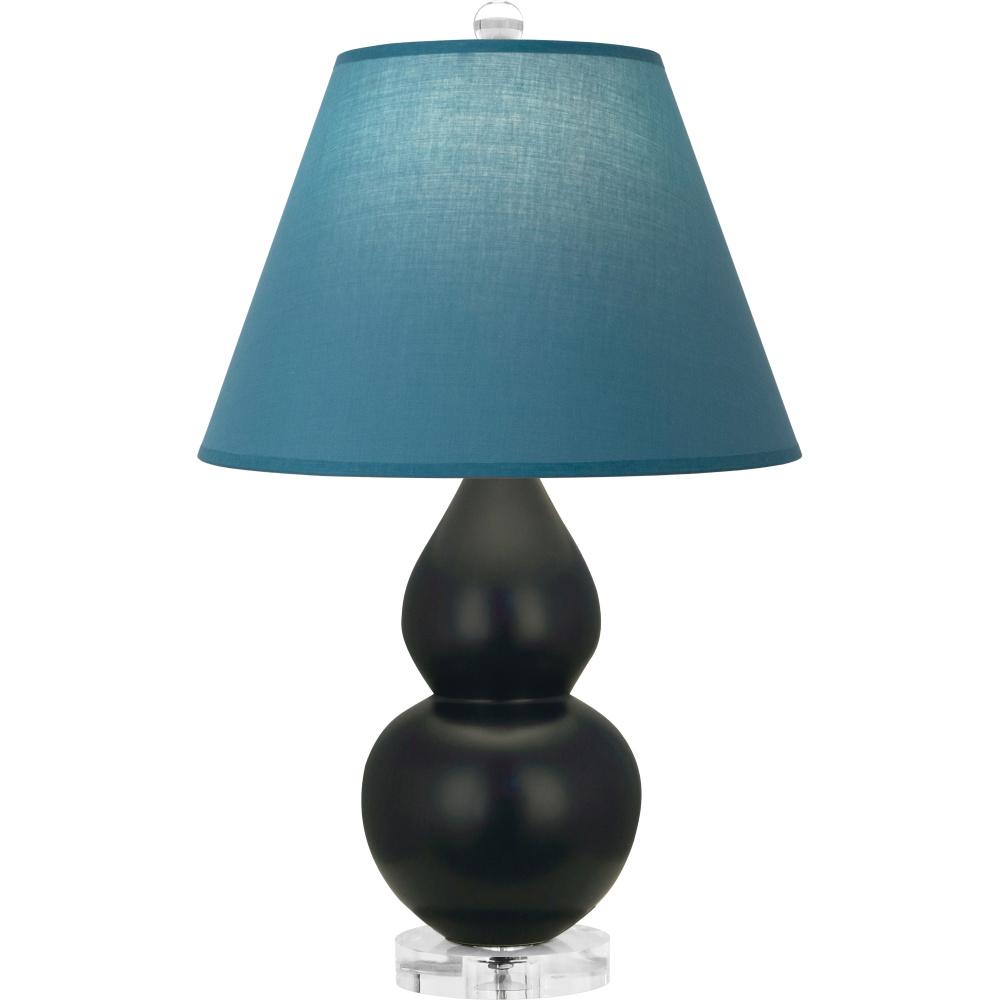 Matte Obsidian Small Double Gourd Accent Lamp