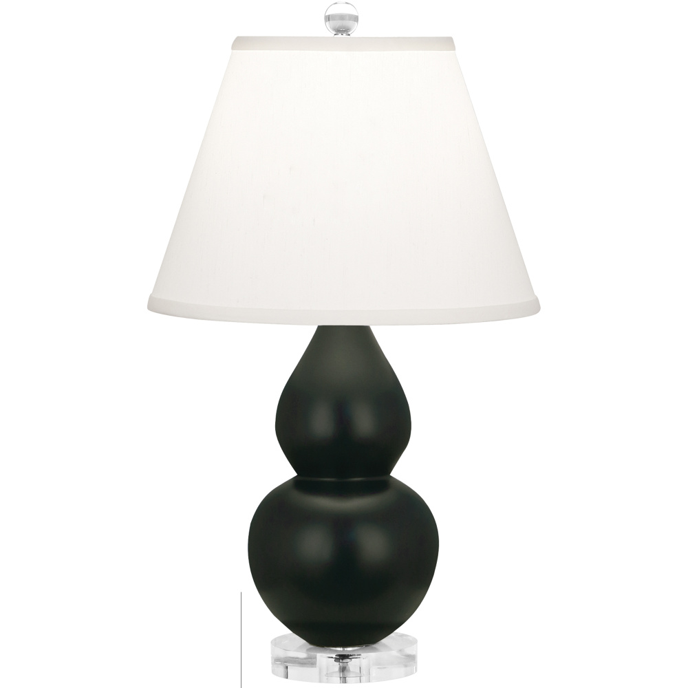 Matte Obsidian Small Double Gourd Accent Lamp