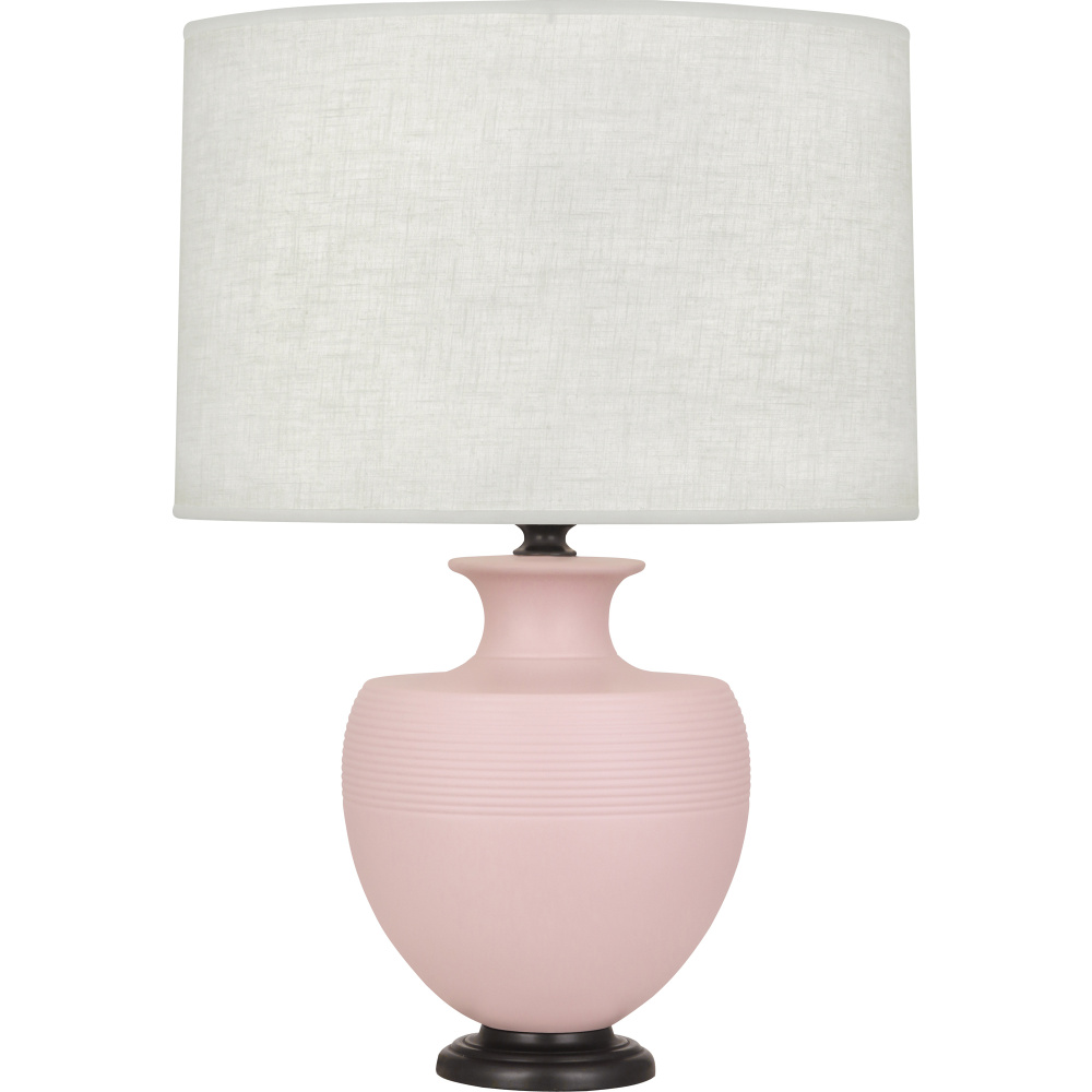 Matte Woodrose Michael Berman Atlas Table Lamp